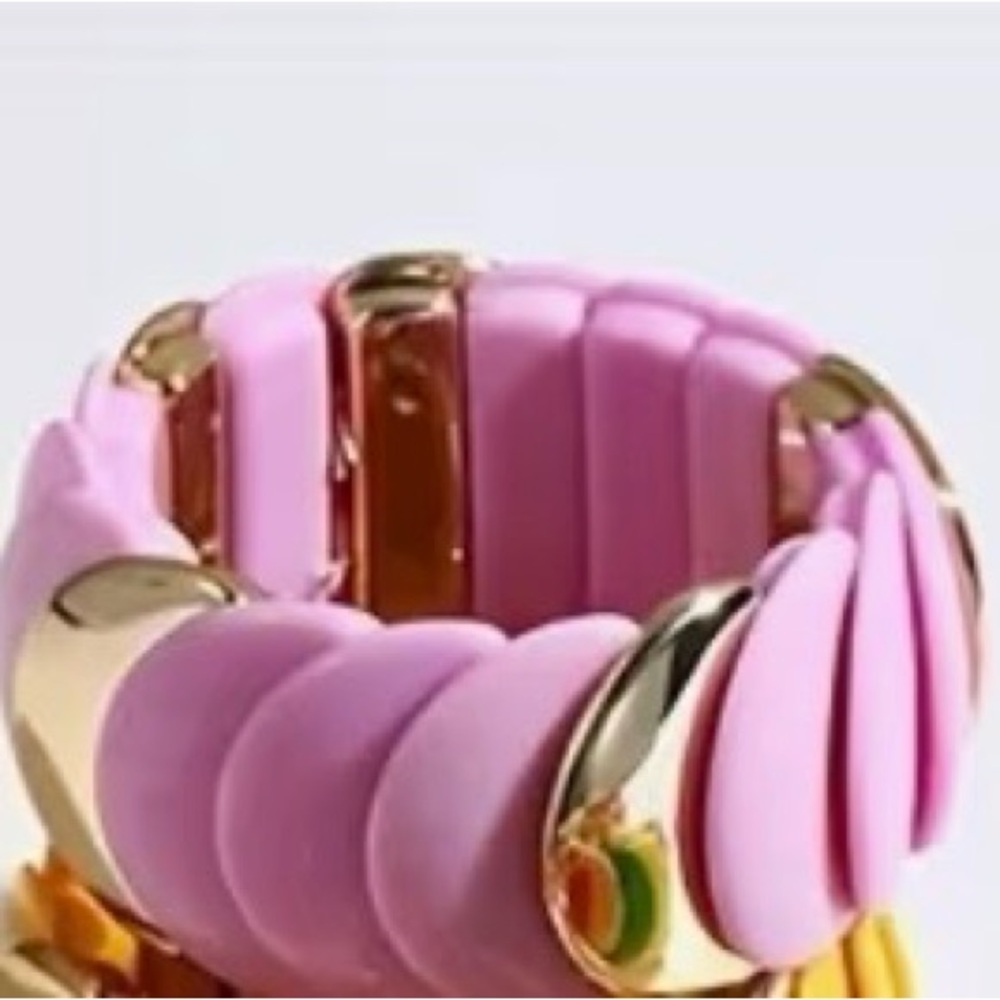 Pink and Gold Bracelet
